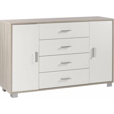 GIORDANOSHOP - Mobile con 2 Ante e 4 Cassetti - 136x86x41 cm GIORDANOSHOP - Mobile con 2 Ante e 4 Cassetti - 136x86x41 cm