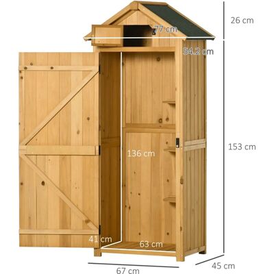 GIORDANOSHOP - Casetta Box 77x54,2x179 - Giallo - Storage shed GIORDANOSHOP - Casetta Box 77x54,2x179 - Giallo - Storage shed