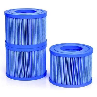 GIORDANOSHOP Marca Modello Set 3 Cartucce Filtro Antibatteriche - Set di 3 Filtri per Piscina GIORDANOSHOP Marca Modello Set 3 Cartucce Filtro Antibatteriche - Set di 3 Filtri per Piscina