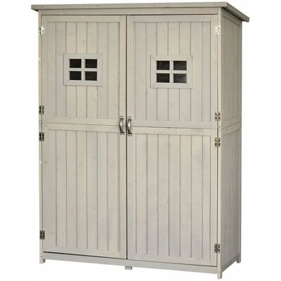 GIORDANOSHOP - Casetta da Giardino in Legno Compatta 127,5x50x164 cm - Spazio di Giardinaggio GIORDANOSHOP - Casetta da Giardino in Legno Compatta 127,5x50x164 cm - Spazio di Giardinaggio