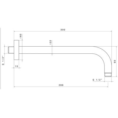 GIORDANOSHOP - Braccio Doccia Regolabile 30cm Acciaio Inox Satinato Nilo - Accessorio Doccia GIORDANOSHOP - Braccio Doccia Regolabile 30cm Acciaio Inox Satinato Nilo - Accessorio Doccia