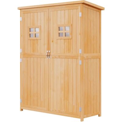 GiordanoShop Casetta da Giardino in Legno 127,5x50x164 cm - Casetta da Giardino GiordanoShop Casetta da Giardino in Legno 127,5x50x164 cm - Casetta da Giardino