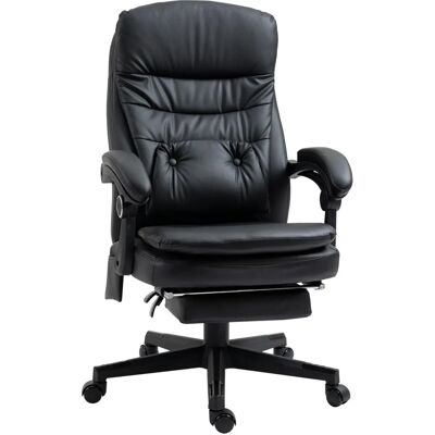 Sedia da Ufficio Ergonomica con Massaggio - Nera Sedia da Ufficio Ergonomica con Massaggio - Nera