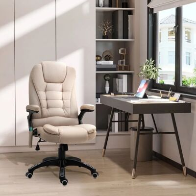 GIORDANOSHOP Sedia Esecutiva Massaggiante Beige - Ufficio & Relax GIORDANOSHOP Sedia Esecutiva Massaggiante Beige - Ufficio & Relax