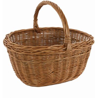 GIORDANOSHOP Negozio Giordano - Cesto in vimini europeo - 37x28x18/31 cm GIORDANOSHOP Negozio Giordano - Cesto in vimini europeo - 37x28x18/31 cm