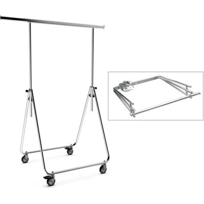 GIORDANOSHOP - Appendiabiti cromato regolabile - 85/130x70x95/160 - Appendiabiti GIORDANOSHOP - Appendiabiti cromato regolabile - 85/130x70x95/160 - Appendiabiti