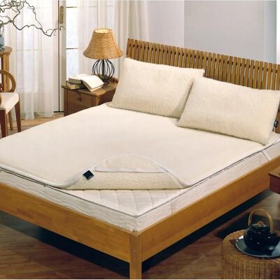 Fodera in lana Merino GiordanoShop - 160x190 cm - Fodera per materasso Fodera in lana Merino GiordanoShop - 160x190 cm - Fodera per materasso