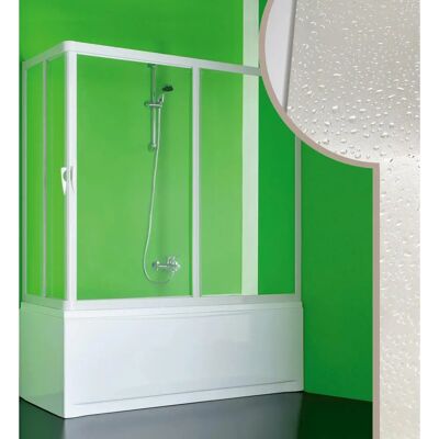 Dorini - Bianca - 70x160 - PVC H150 - paravento vasca Dorini - Bianca - 70x160 - PVC H150 - paravento vasca