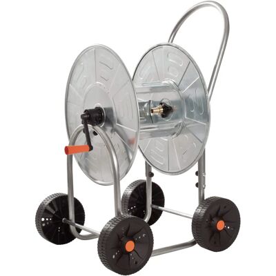 Carrello in acciaio per tubo - 80m, Ø3/4", Grigio Carrello in acciaio per tubo - 80m, Ø3/4", Grigio