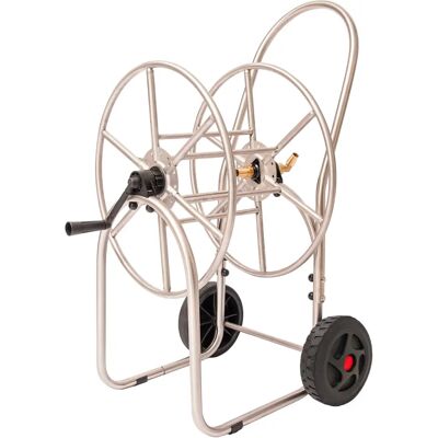 GIORDANOSHOP - Carrello in acciaio per tubo 80m Ø3/4" - Attrezzature da giardino GIORDANOSHOP - Carrello in acciaio per tubo 80m Ø3/4" - Attrezzature da giardino