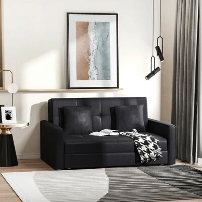 Generic - Divo2Posti - Grigio Scuro Policotone - Divano letto Generic - Divo2Posti - Grigio Scuro Policotone - Divano letto
