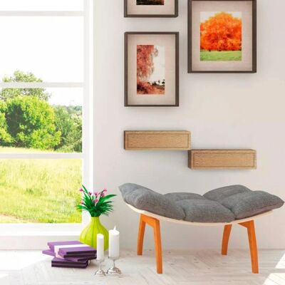 GiordanoShop Mensola da Parete Maxi Rovere FSC Italia - Mensola GiordanoShop Mensola da Parete Maxi Rovere FSC Italia - Mensola