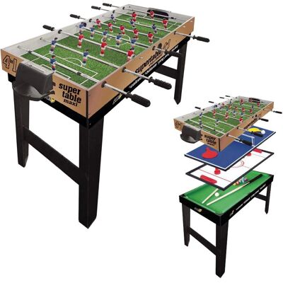 Generic - MultiGame Maxi 122x60x81,5 cm - 4-in-1 - Set da tavolo Generic - MultiGame Maxi 122x60x81,5 cm - 4-in-1 - Set da tavolo