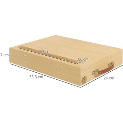 Generic - Tabletop Easel 33.5x26x26 cm - Natural Wood Generic - Tabletop Easel 33.5x26x26 cm - Natural Wood