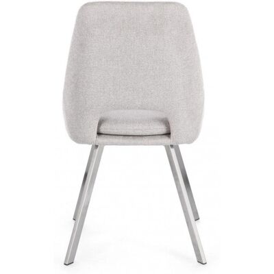 GIORDANOSHOP - Set 2 Sedie Kashar - Grigio Chiaro - Sedia GIORDANOSHOP - Set 2 Sedie Kashar - Grigio Chiaro - Sedia