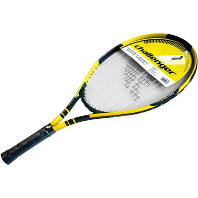 GENERIC - Aluminium Racket - Black/Yellow - Tennis Racket GENERIC - Aluminium Racket - Black/Yellow - Tennis Racket