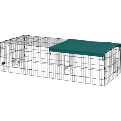 Generic - RabbitCage185x75x50 - Verde - Acciaio Oxford - Gabbia per conigli Generic - RabbitCage185x75x50 - Verde - Acciaio Oxford - Gabbia per conigli