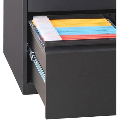 Generic - 2-Drawer Filing Cabinet 46x62x70.5 cm - Metallo bianco - Cabinet Generic - 2-Drawer Filing Cabinet 46x62x70.5 cm - Metallo bianco - Cabinet