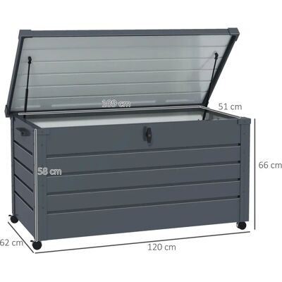 Generic - 311L-120x62x66 - Grigio scuro Generic - 311L-120x62x66 - Grigio scuro