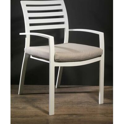 Unknown - New Boston - Bianco - Alluminio - Chair Unknown - New Boston - Bianco - Alluminio - Chair
