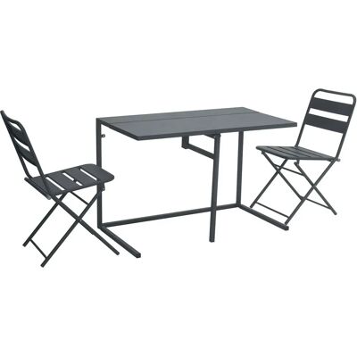 Unknown - BalconeFerroNeroSet - Black - Iron - Set di mobili da giardino Unknown - BalconeFerroNeroSet - Black - Iron - Set di mobili da giardino