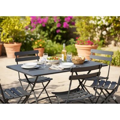 Unknown - Orta - Grigio Antracite - 120x70x72 cm - Table Unknown - Orta - Grigio Antracite - 120x70x72 cm - Table