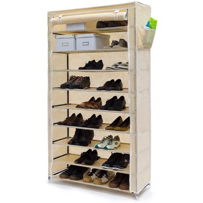 Unknown - Scarpiera 10 Ripiani - Beige - Shoe Rack Unknown - Scarpiera 10 Ripiani - Beige - Shoe Rack
