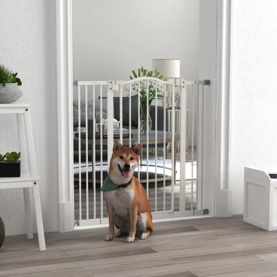 Generic - DGC-74-100x94 - Dimensioni 74-100x94 cm - Bianco - Cancello cane Generic - DGC-74-100x94 - Dimensioni 74-100x94 cm - Bianco - Cancello cane