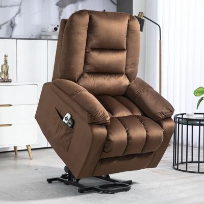 Unknown - PoltronaAlzapersona - Marrone - Poltrona reclinabile Unknown - PoltronaAlzapersona - Marrone - Poltrona reclinabile
