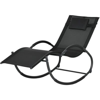 Generic - Zero-Gravity Lounge - Nero - Lettino prendisole Generic - Zero-Gravity Lounge - Nero - Lettino prendisole