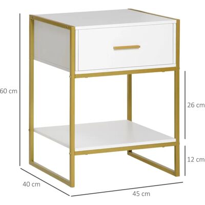 Generic - Set 2 Comodini Moderni - White - Comodini Generic - Set 2 Comodini Moderni - White - Comodini