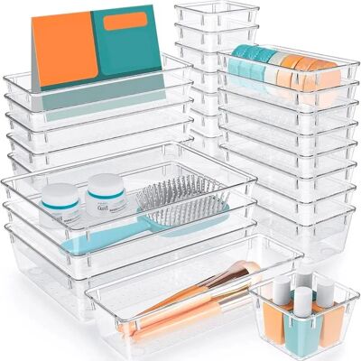 Shally Dogan - 25-Pc Drawer Organizer - Trasparente Shally Dogan - 25-Pc Drawer Organizer - Trasparente