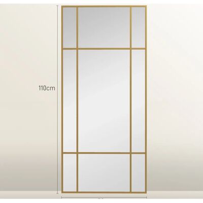 Unknown - Specchio finestra - Oro - 110x50 cm - Specchio a parete Unknown - Specchio finestra - Oro - 110x50 cm - Specchio a parete