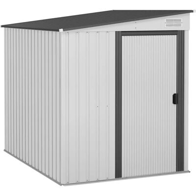 Sconosciuto - Shed 154L206P160/181A cm - Bianco - Casetta da giardino Sconosciuto - Shed 154L206P160/181A cm - Bianco - Casetta da giardino