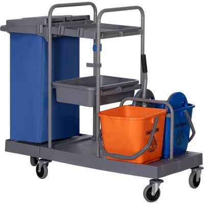 Generic - ProCart 2-Bucket 3-Shelf - Carrello pulizie Generic - ProCart 2-Bucket 3-Shelf - Carrello pulizie