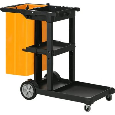 Generic - 4R-100L - 3 ripiani - sacco 100L - Carrello pulizie Generic - 4R-100L - 3 ripiani - sacco 100L - Carrello pulizie