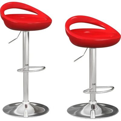 Unknown - Set 2 - Rosso - Sgabello bar Unknown - Set 2 - Rosso - Sgabello bar