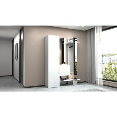 KOMPACT - 3Pcs - Bianco Lucido - Set d'ingresso KOMPACT - 3Pcs - Bianco Lucido - Set d'ingresso