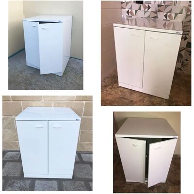 Generic - OCM-68x68x88 - Bianco - L68xP68xH88 cm - Cabinet Generic - OCM-68x68x88 - Bianco - L68xP68xH88 cm - Cabinet