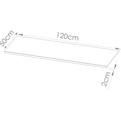 Generic - 120x50 AISI 304 - Tagliere Generic - 120x50 AISI 304 - Tagliere