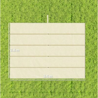 Unknown - 84C-055 - Crema - Poliestere - Tettoia per Pergola Unknown - 84C-055 - Crema - Poliestere - Tettoia per Pergola