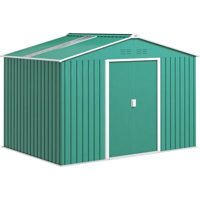 Unknown - Casetta Box da Giardino Porta Attrezzi 277x195x192 cm - 277x195x192 cm - Verde scuro - Casetta da giardino Unknown - Casetta Box da Giardino Porta Attrezzi 277x195x192 cm - 277x195x192 cm - Verde scuro - Casetta da giardino