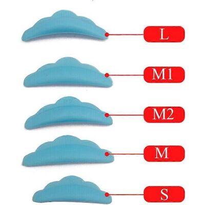 Huizhiwentong Modello 5 Pad per permanente ciglia - Set di strumenti per sollevamento ciglia Huizhiwentong Modello 5 Pad per permanente ciglia - Set di strumenti per sollevamento ciglia