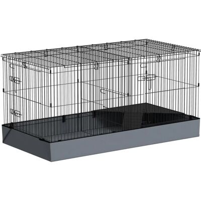 Unbranded - 2-in-1 Gabbia per piccoli animali - Nero Unbranded - 2-in-1 Gabbia per piccoli animali - Nero