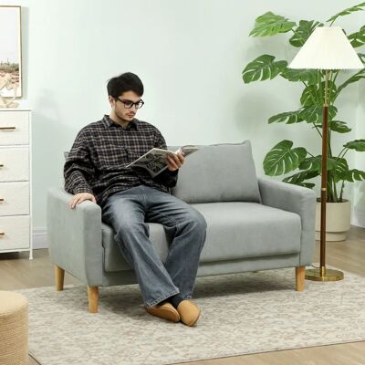 Generic - Divano 2P 140x72x82 Vano Contenitore - Grigio velluto - Sofa Generic - Divano 2P 140x72x82 Vano Contenitore - Grigio velluto - Sofa