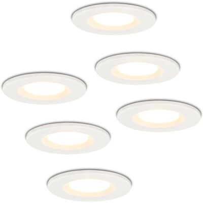 Hoftronic Wit LED Inbouwspots - Dimbaar - 6W - 2700K - IP65 - Venezia Hoftronic Wit LED Inbouwspots - Dimbaar - 6W - 2700K - IP65 - Venezia