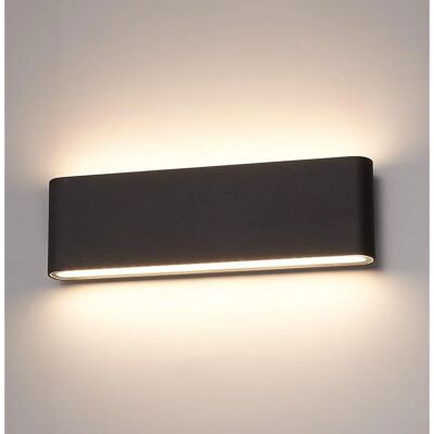 Hofronic Dallas XL Dimbare LED-Wandlamp - 3000K Warm Wit - 24W - IP54 Hofronic Dallas XL Dimbare LED-Wandlamp - 3000K Warm Wit - 24W - IP54