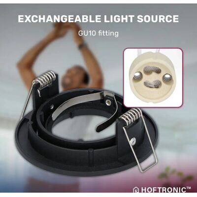 Hofronic Oslo RGBWW LED Inbouwspot - Set van 6 Hofronic Oslo RGBWW LED Inbouwspot - Set van 6