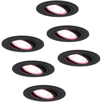 Hofronic Miro Slimme LED Inbouwspots - Zwart - IP20 - Alexa & Google Hofronic Miro Slimme LED Inbouwspots - Zwart - IP20 - Alexa & Google