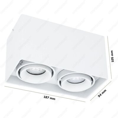 Hofronic Esto Wit Dimbare Plafondspot - Inbouw plafondlamp Hofronic Esto Wit Dimbare Plafondspot - Inbouw plafondlamp